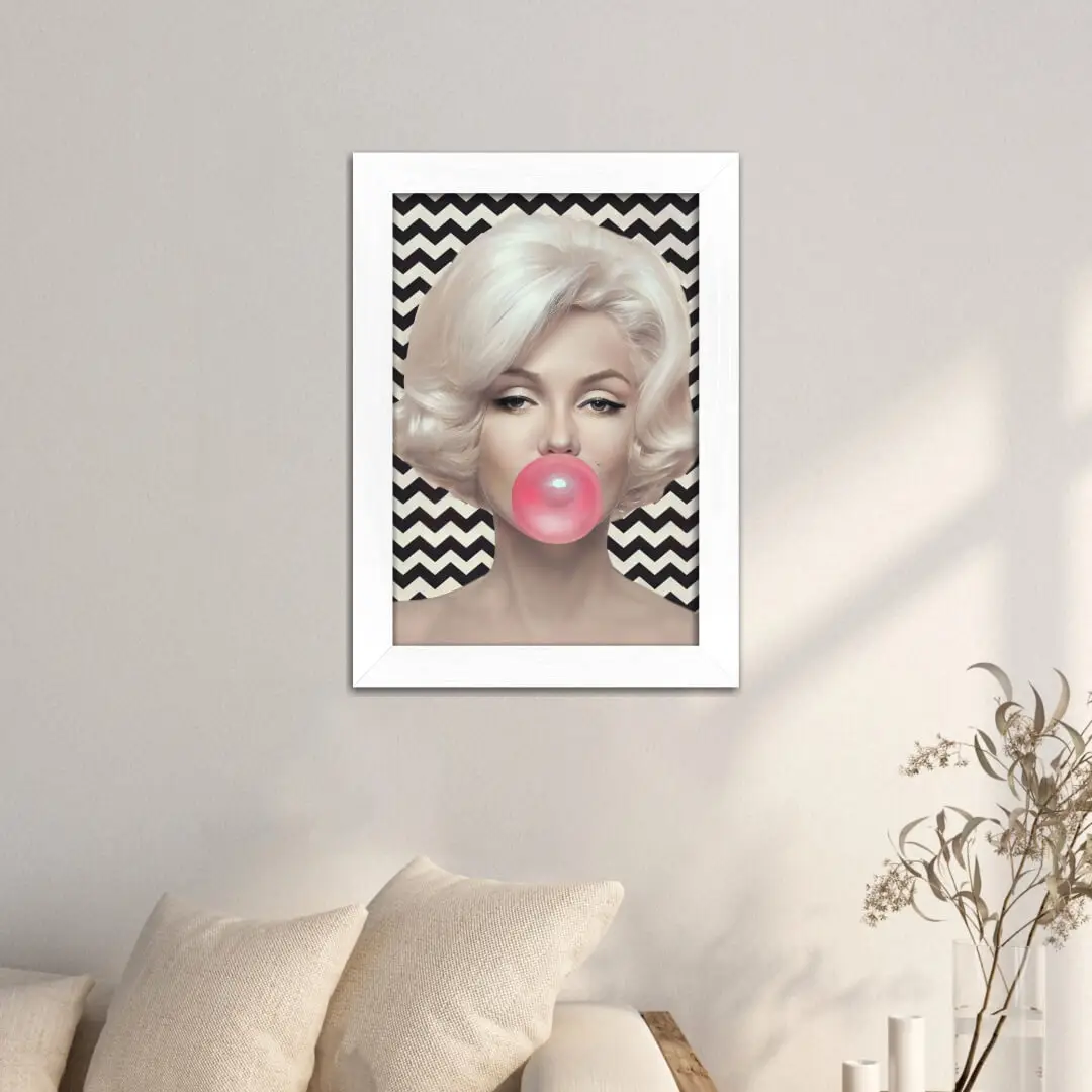 Quadro Decorativo - Marilyn Monroe Listras - Imagem 2