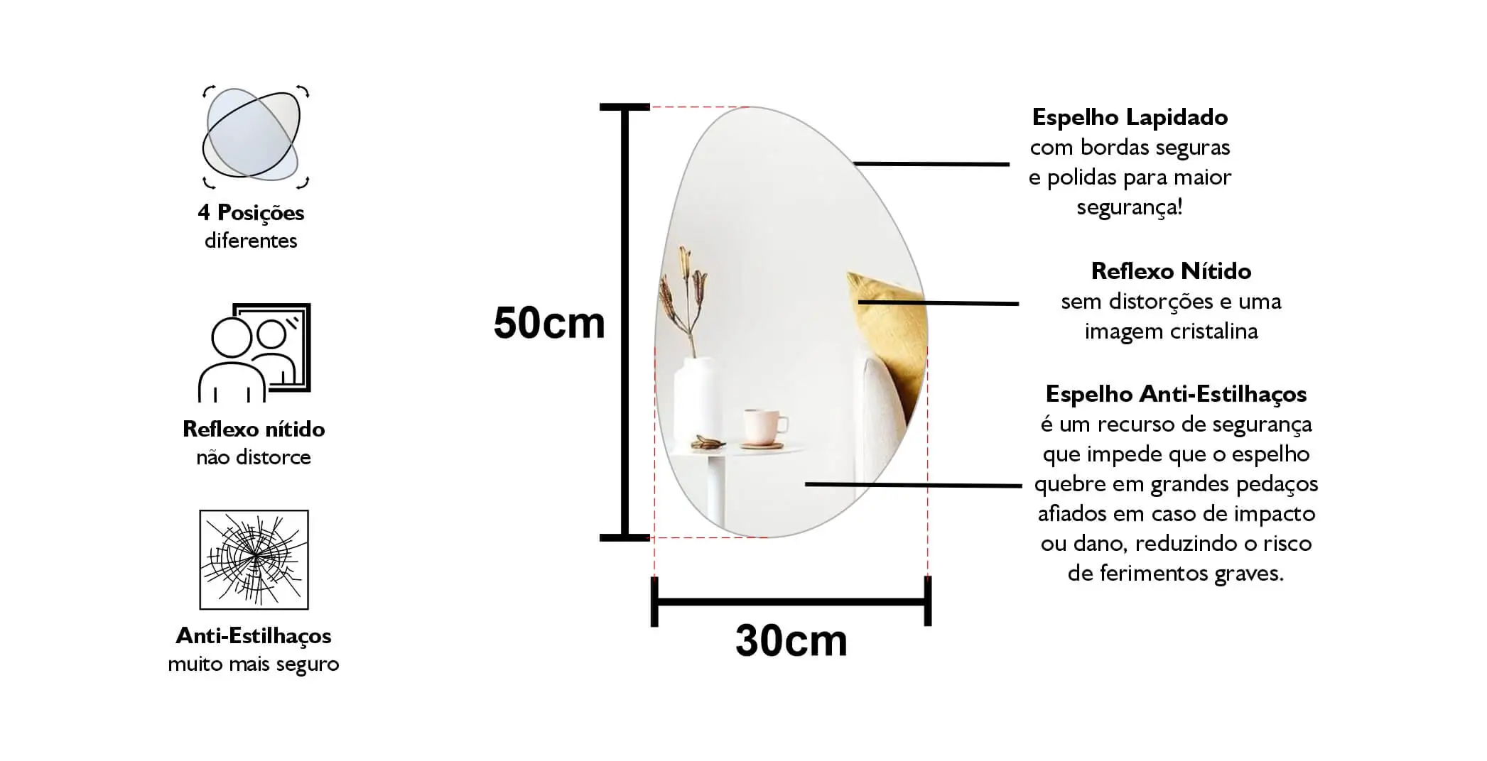 tamanho - 50x30