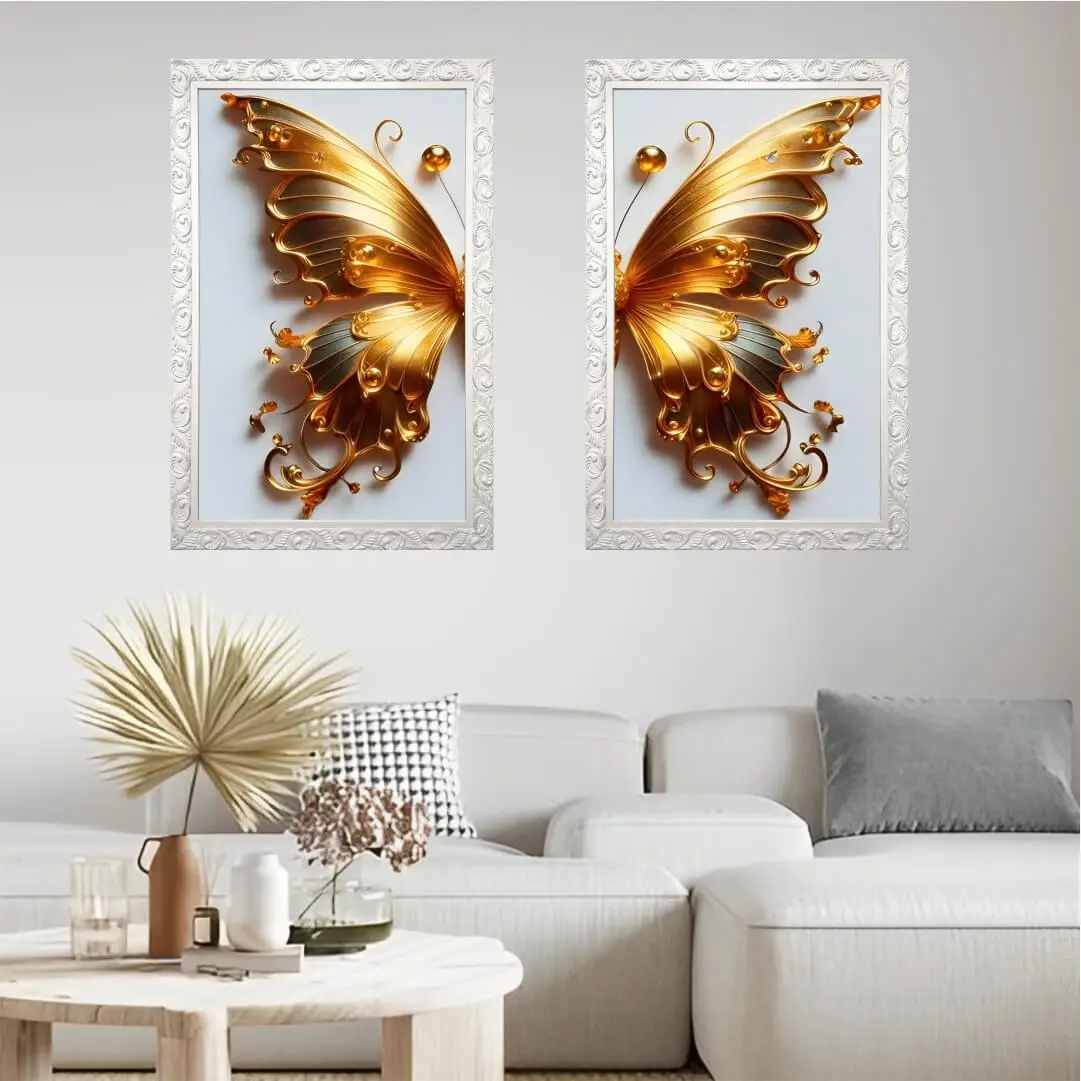 Quadro-Decorativo-Asas-De-Ouro-Brilhante-Big's