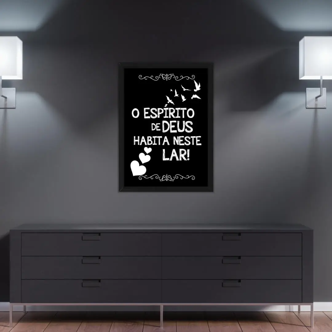 0727 Quadro-Decorativo-O-Espirito-de-Deus