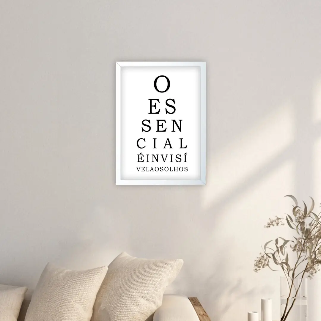 Quadro Decorativo O Essencial - Imagem 2