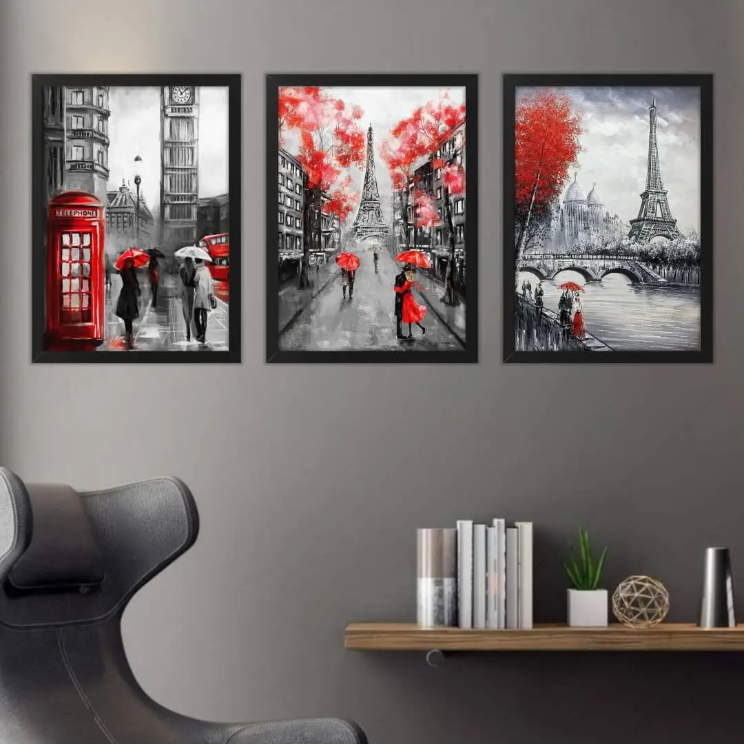Kit-3-Quadros-Conjunto-Paris