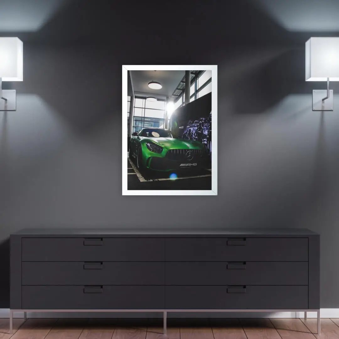 Quadro Decorativo Mercedes Verde - Imagem 2