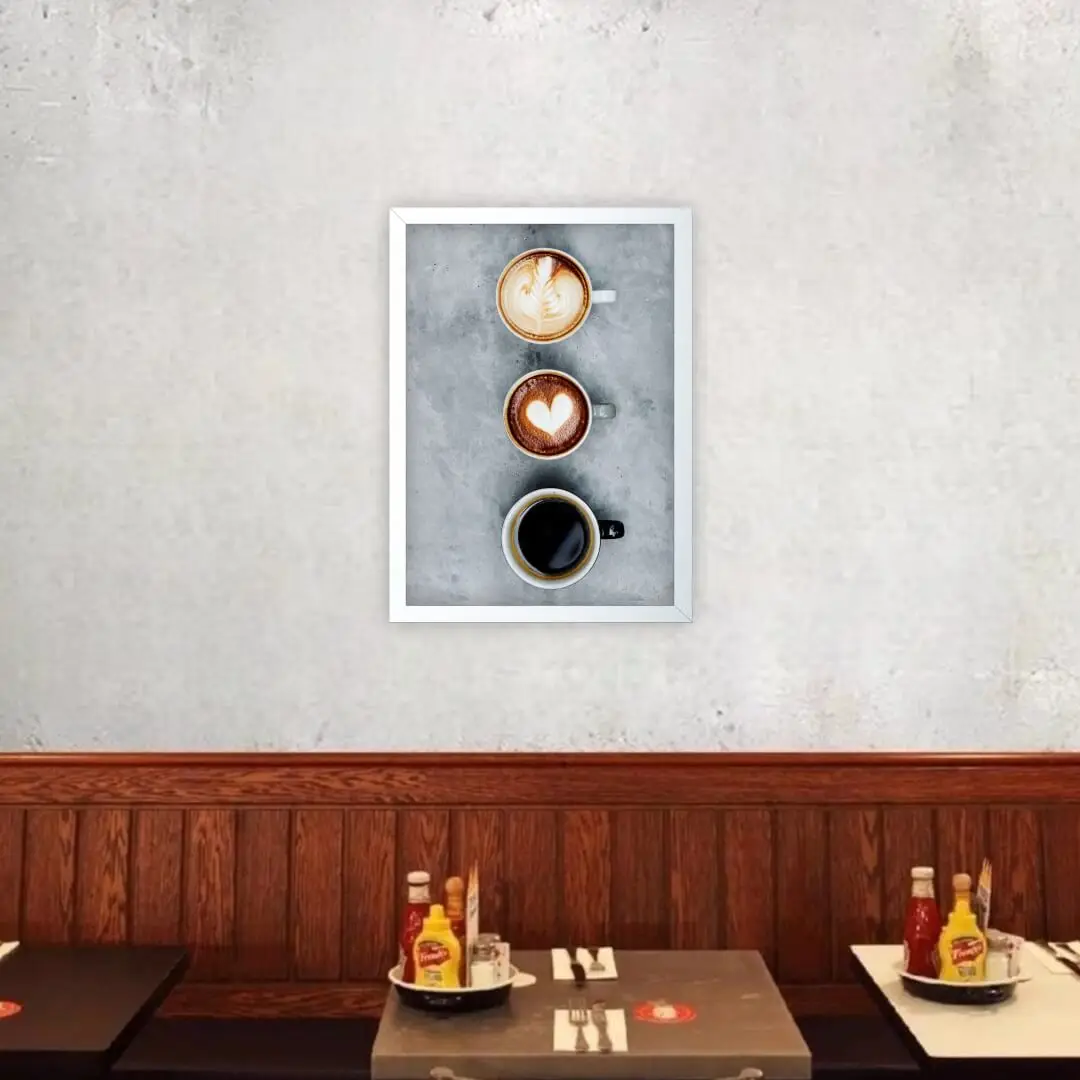 Quadro Decorativo 3 Xícaras - Imagem 2