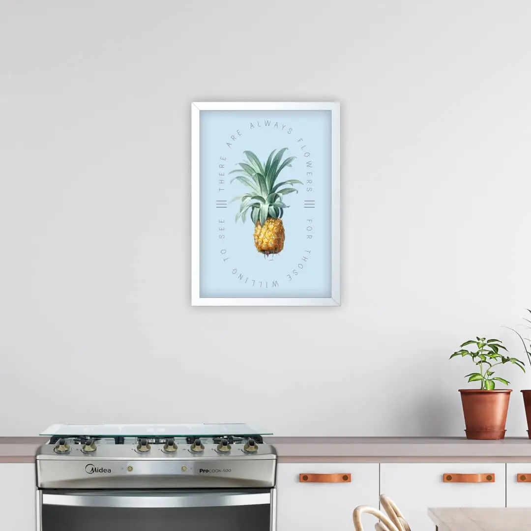 Quadro Decorativo Abacaxi Pineapple - Imagem 2