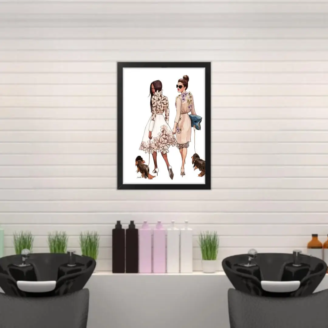 Quadro-Decorativo-Moda-Cães