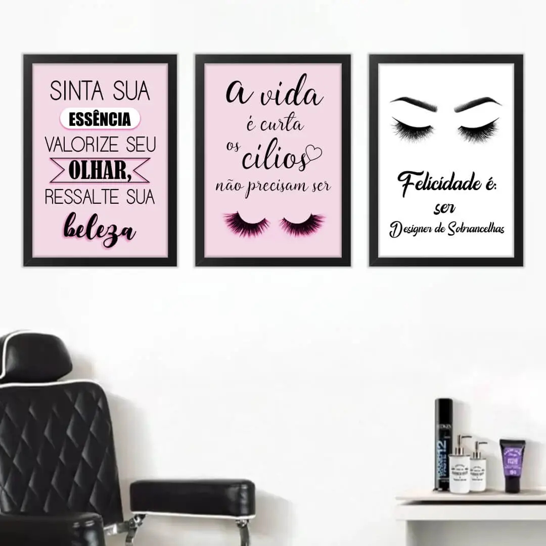 Kit 3 Quadros Sinta sua Essência - Imagem 2