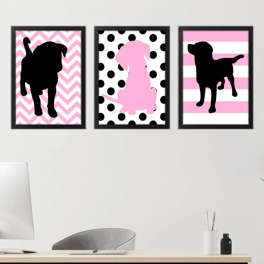 Kit-3-Quadros-Arte-Cães