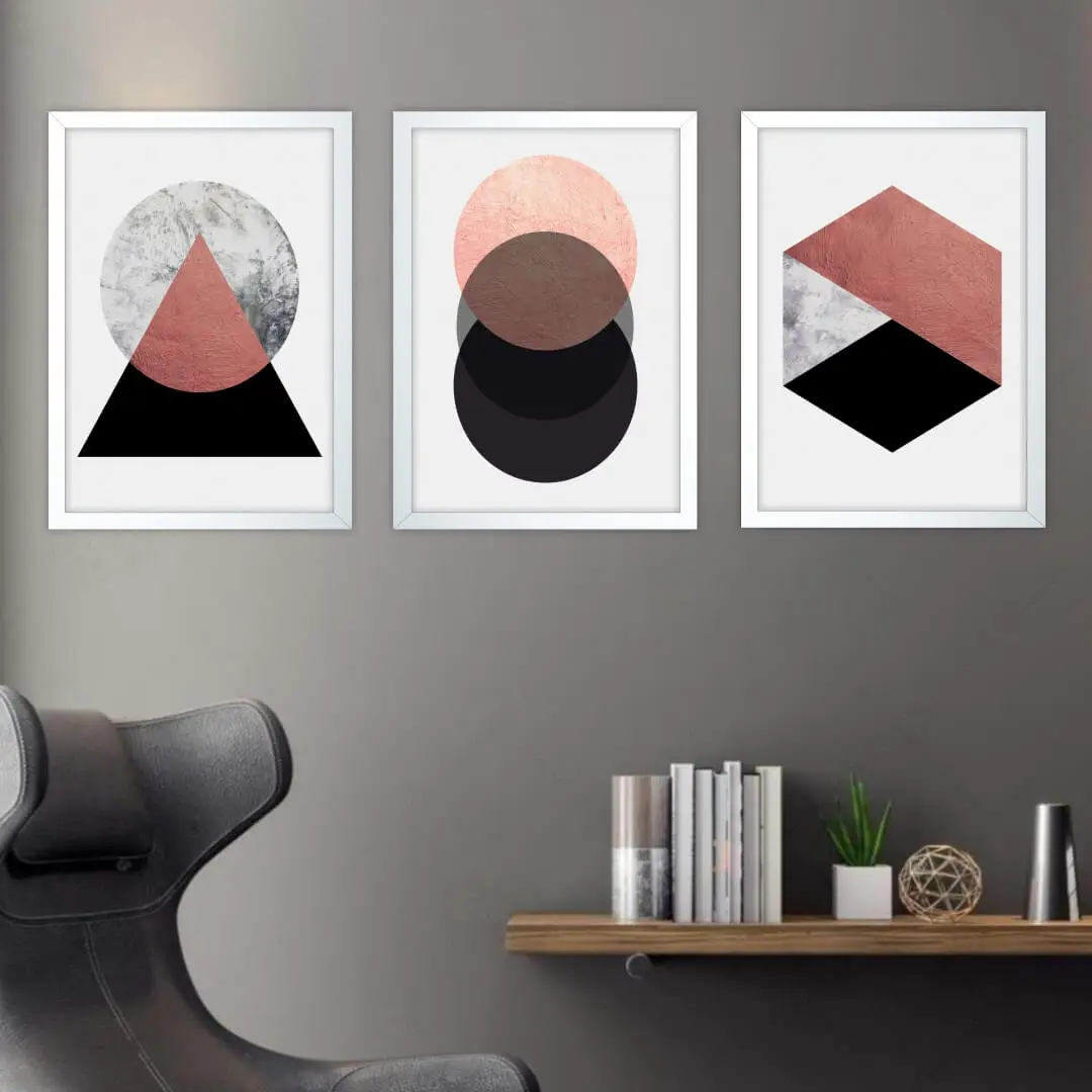 Kit-3-Quadros-Chic-Boho-Moderno - Imagem 2