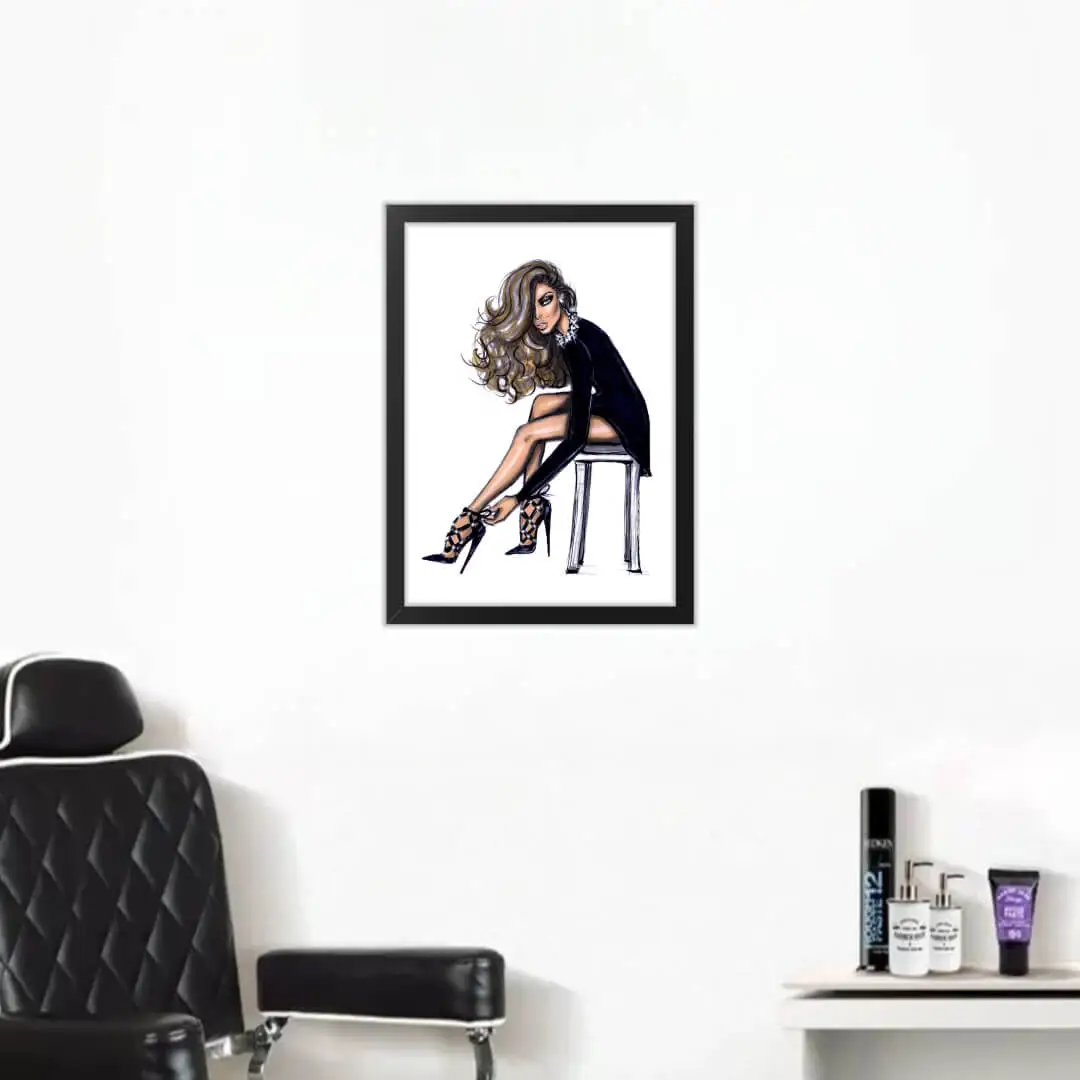 3402 Quadro-Decorativo-Moda-Modelo-Pose