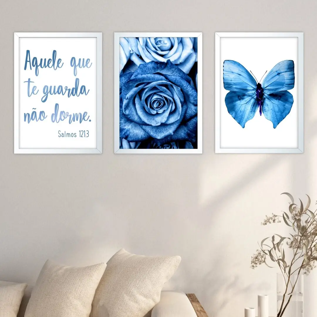 Kit-3-Quadros-Florais-Azul