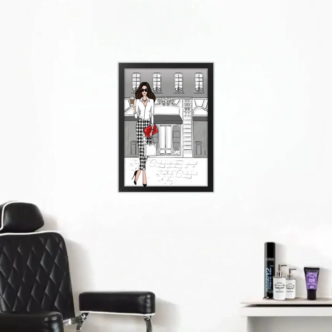 Quadro Decorativo Moda Modelo Decorção - Imagem 2