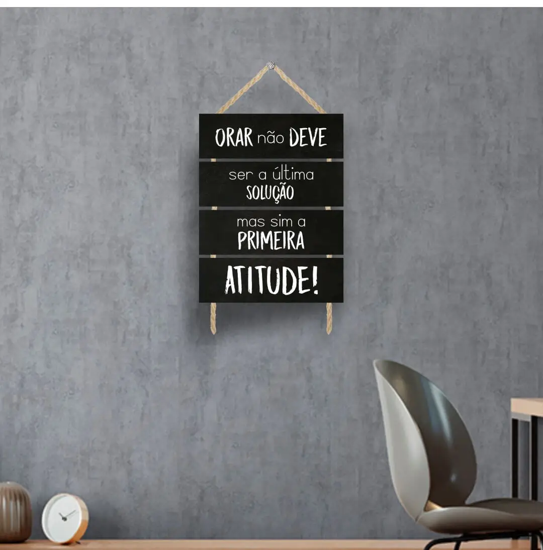 PS3005 Placa-4-Partes-Orar-não-Deve