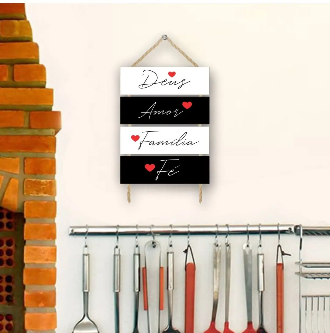 PS3011 Placa-4-Partes-Deus-Amor-Fé