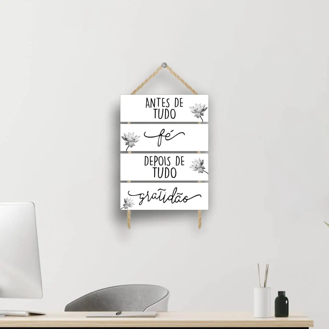PS3026 Placa-4-Partes-Fé-Gratidão