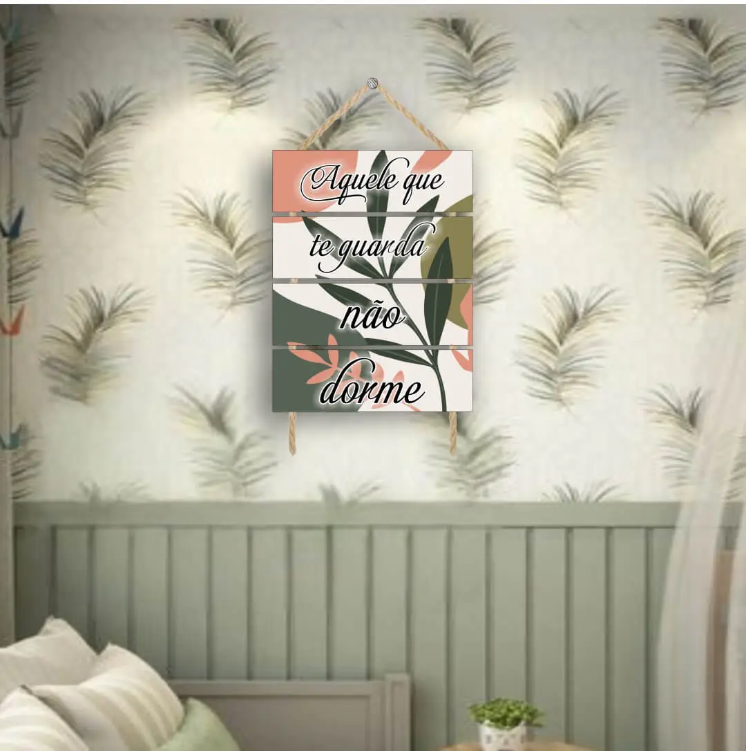 PS3049 Placa-4-Partes-Aquele-que-me-Guarda