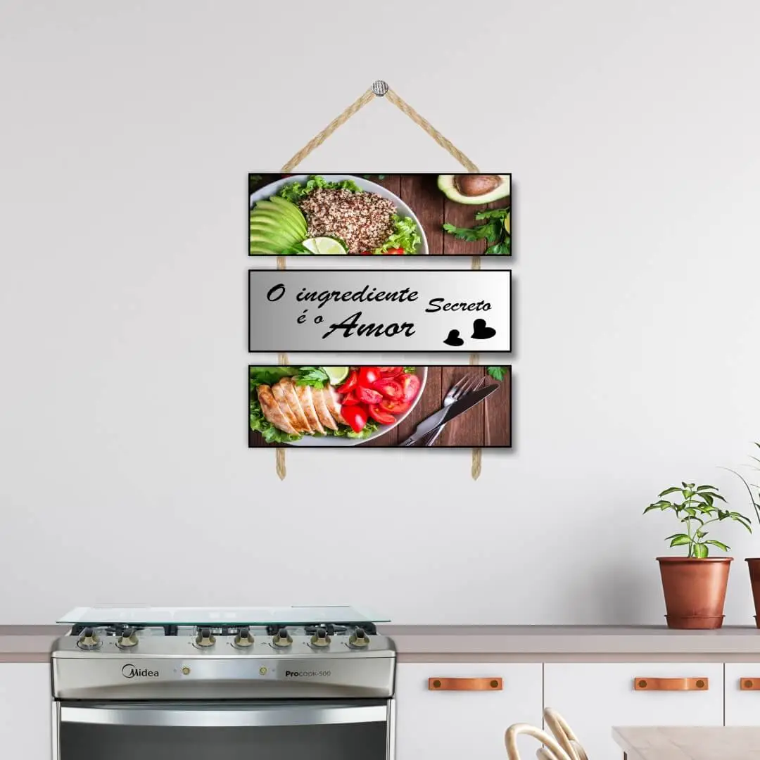ps3091 Placa-3-Partes-Cozinha-com-Amor