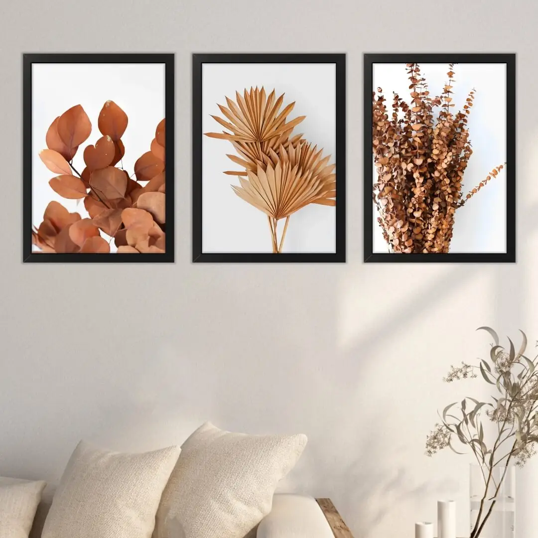 Kit-3-Quadros-Florais-Secos