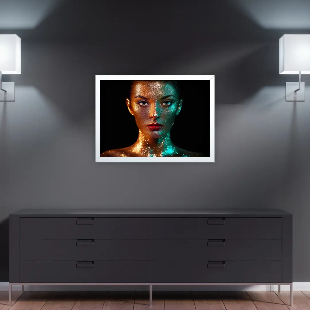 Quadro Decorativo Face Modelo - Imagem 2