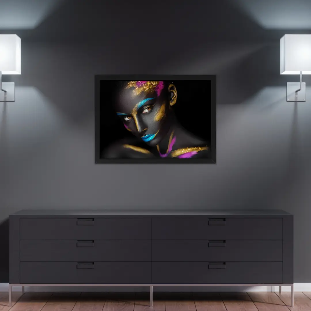 Quadro-Decorativo-Modelo-Maquiada-Pinturas