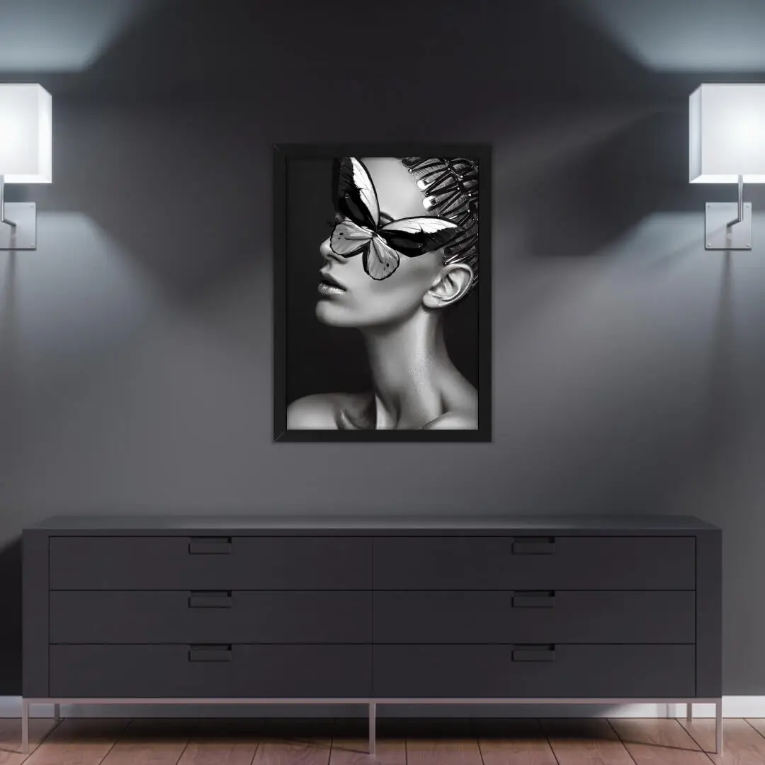 Quadro Decorativo Modelo Borboleta - Imagem 2