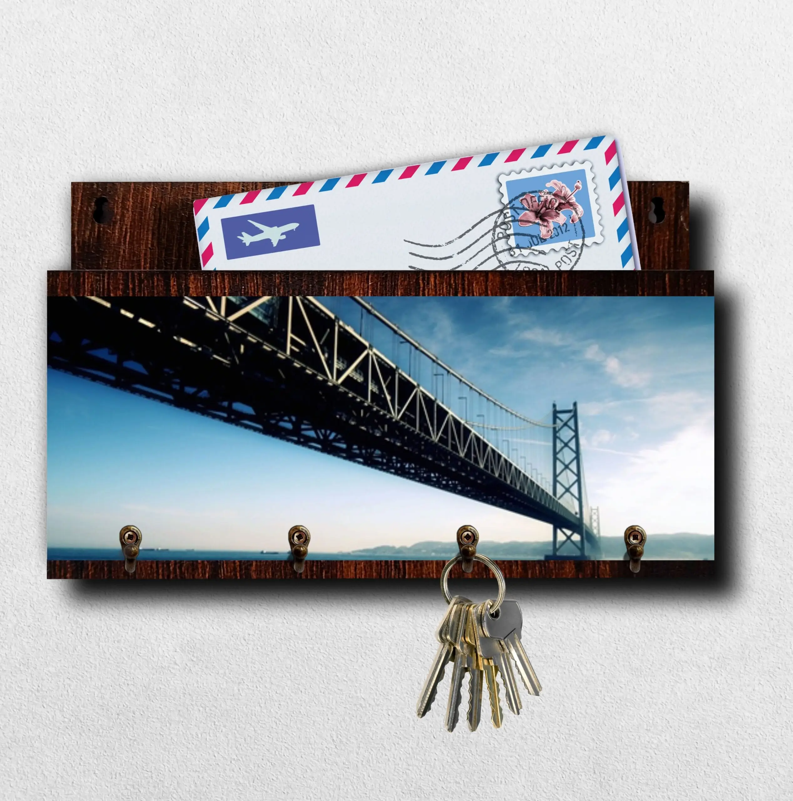 Porta Chaves com Carta Ponte - Imagem 1