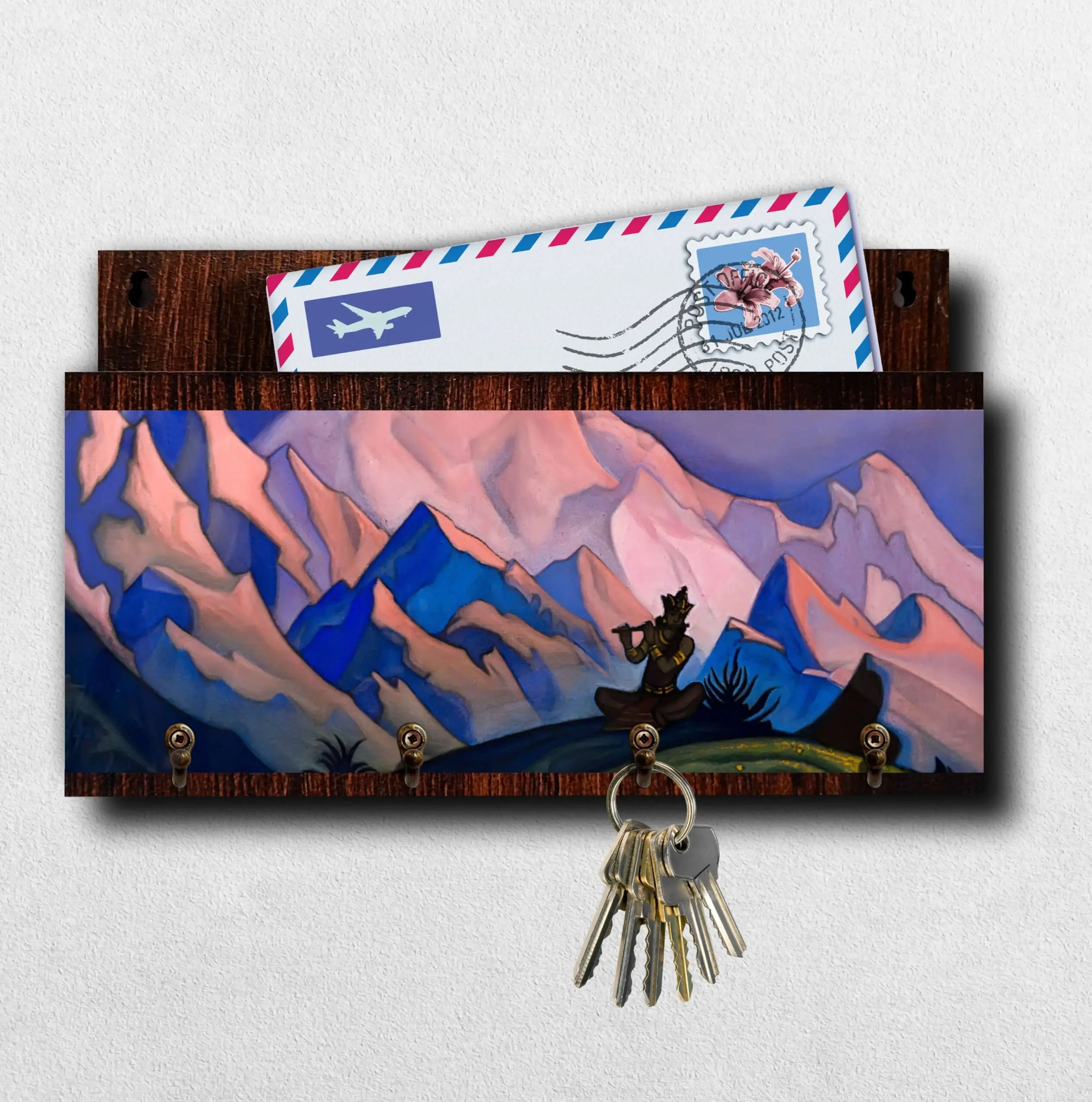 PC007 Porta Chaves com Carta Montanhas - Imagem 1