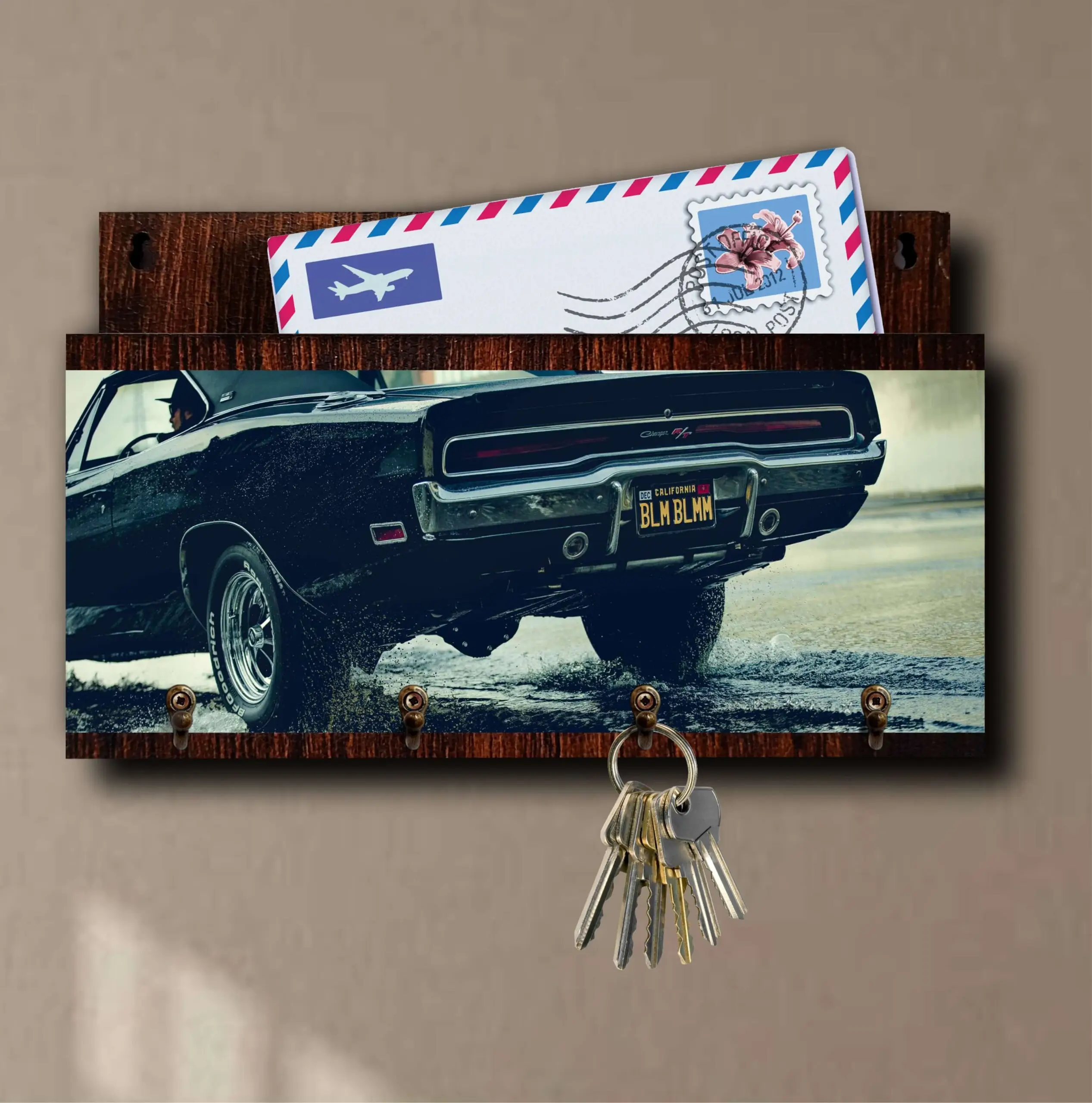 Porta Chaves com Carta Carro Potente - Imagem 4