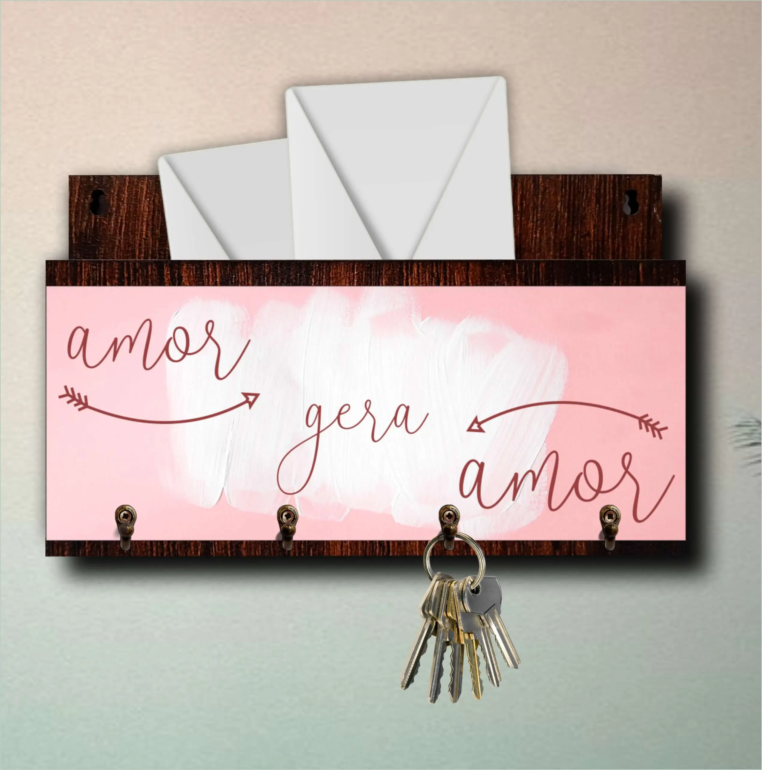 Porta Chaves com Cartas Amor gera Amor - Imagem 4