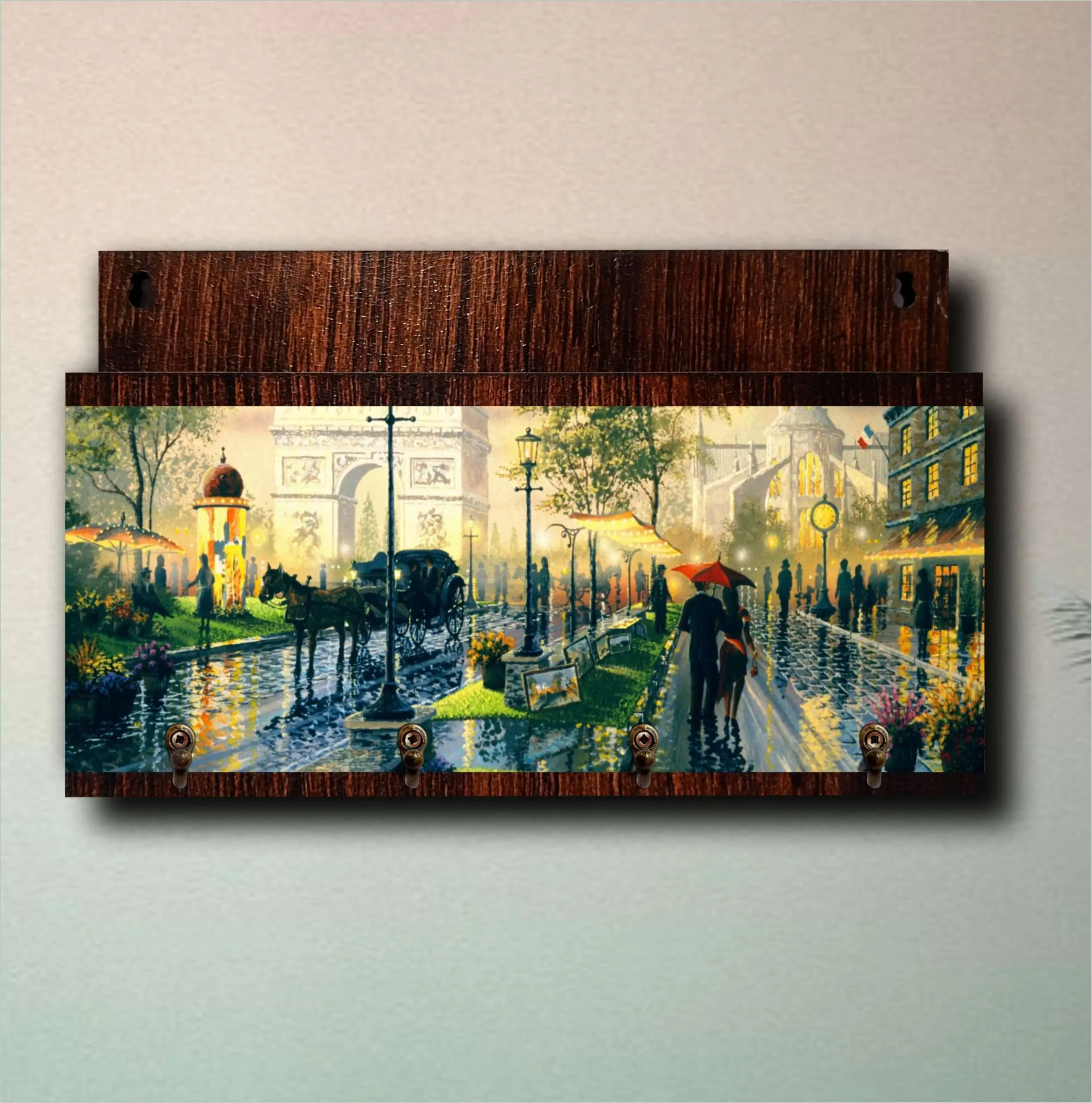 Porta Chaves com Carta Paisagem - Imagem 4