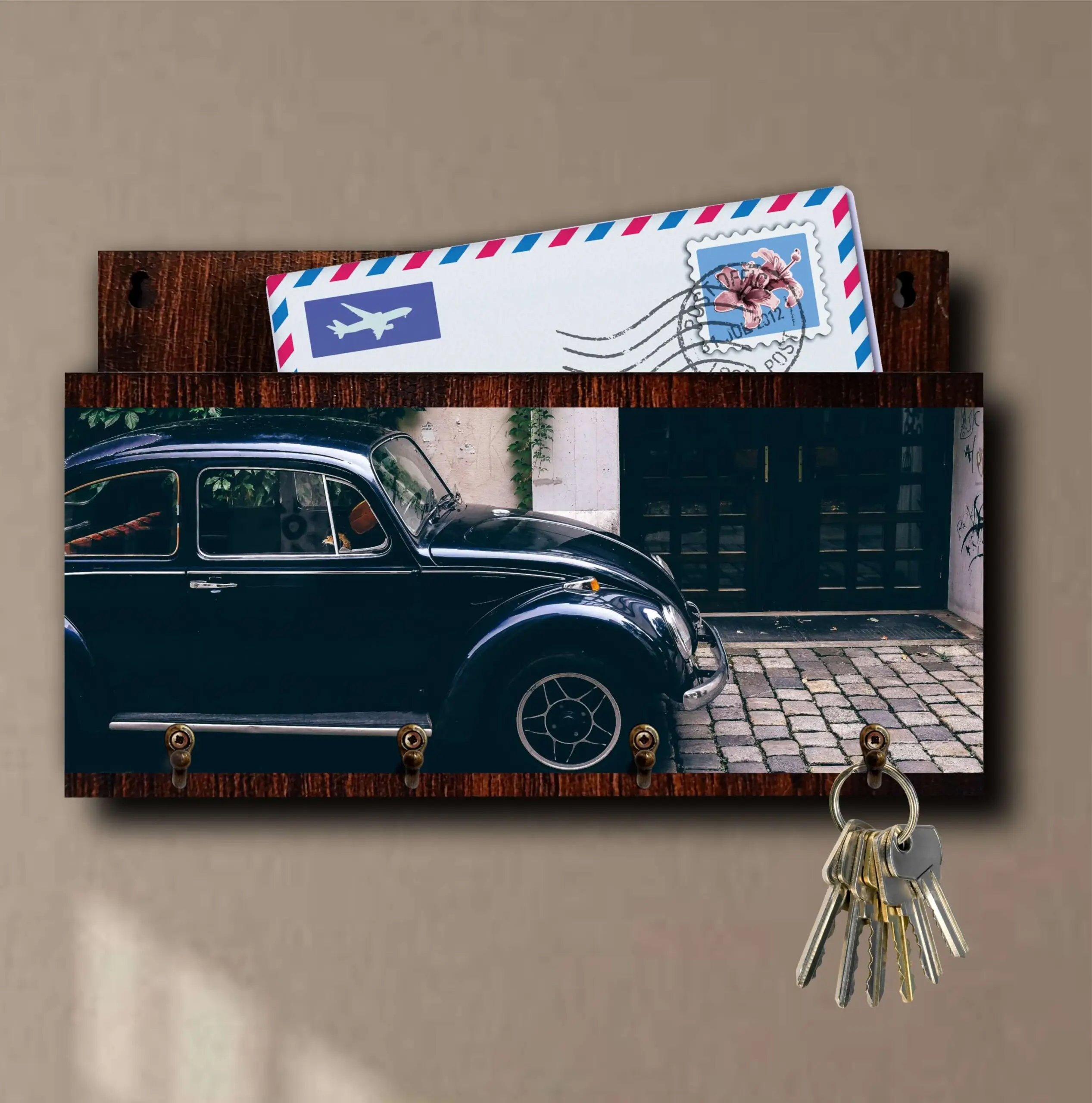 Porta Chaves com Carta Fusca - Imagem 4