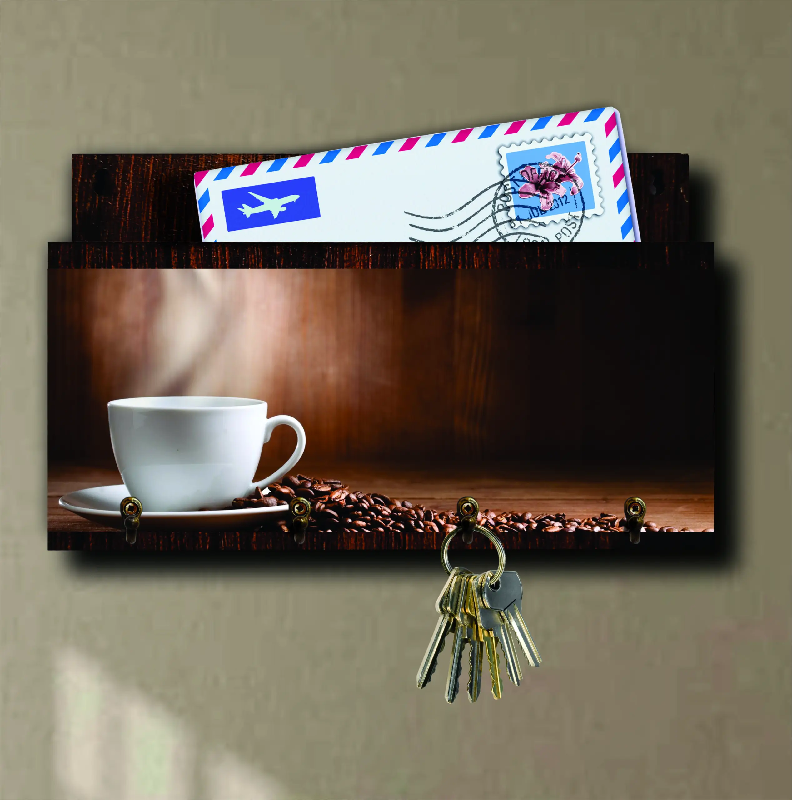 Porta Chaves com Carta Xícara - Imagem 4