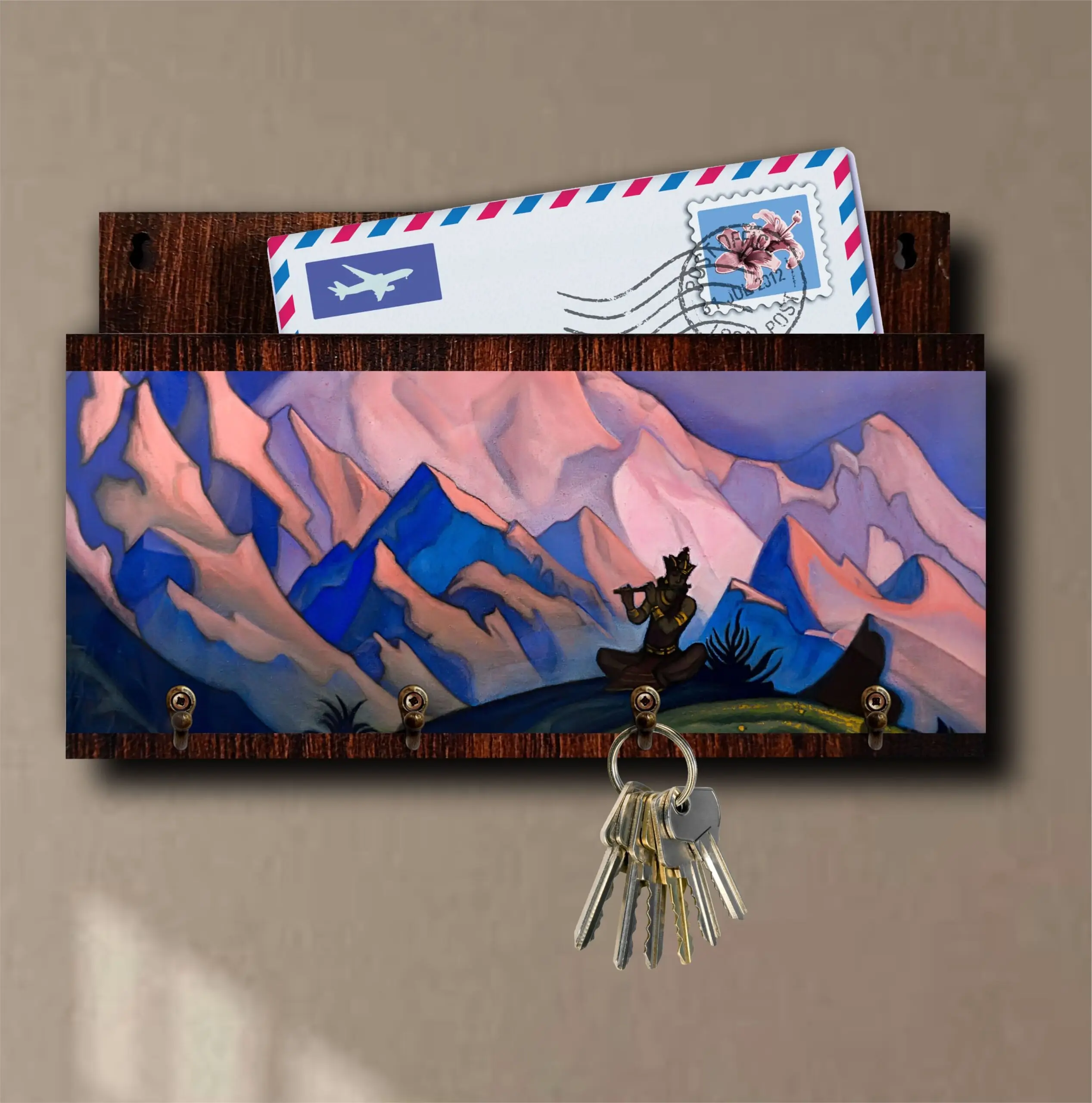 Porta Chaves com Carta Montanhas - Imagem 4