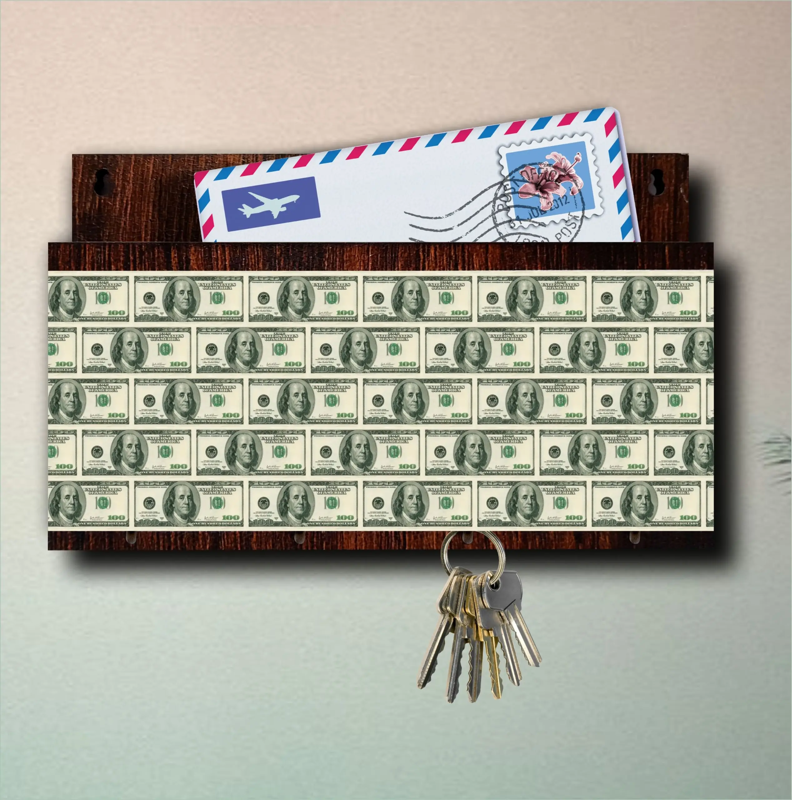 Porta Chave com Carta Dinheiro - Imagem 4