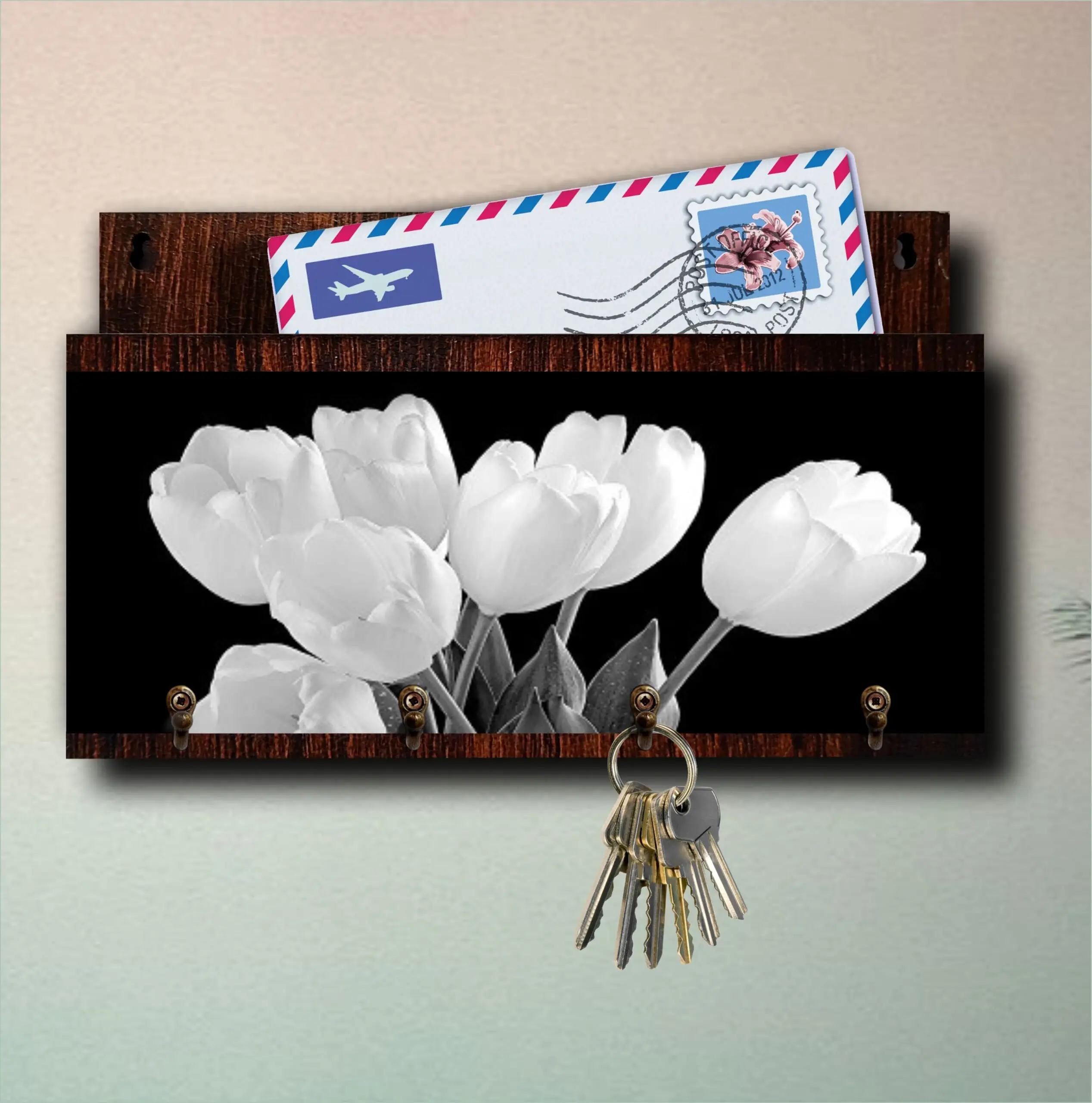 Porta Chave com Carta Florais - Imagem 4