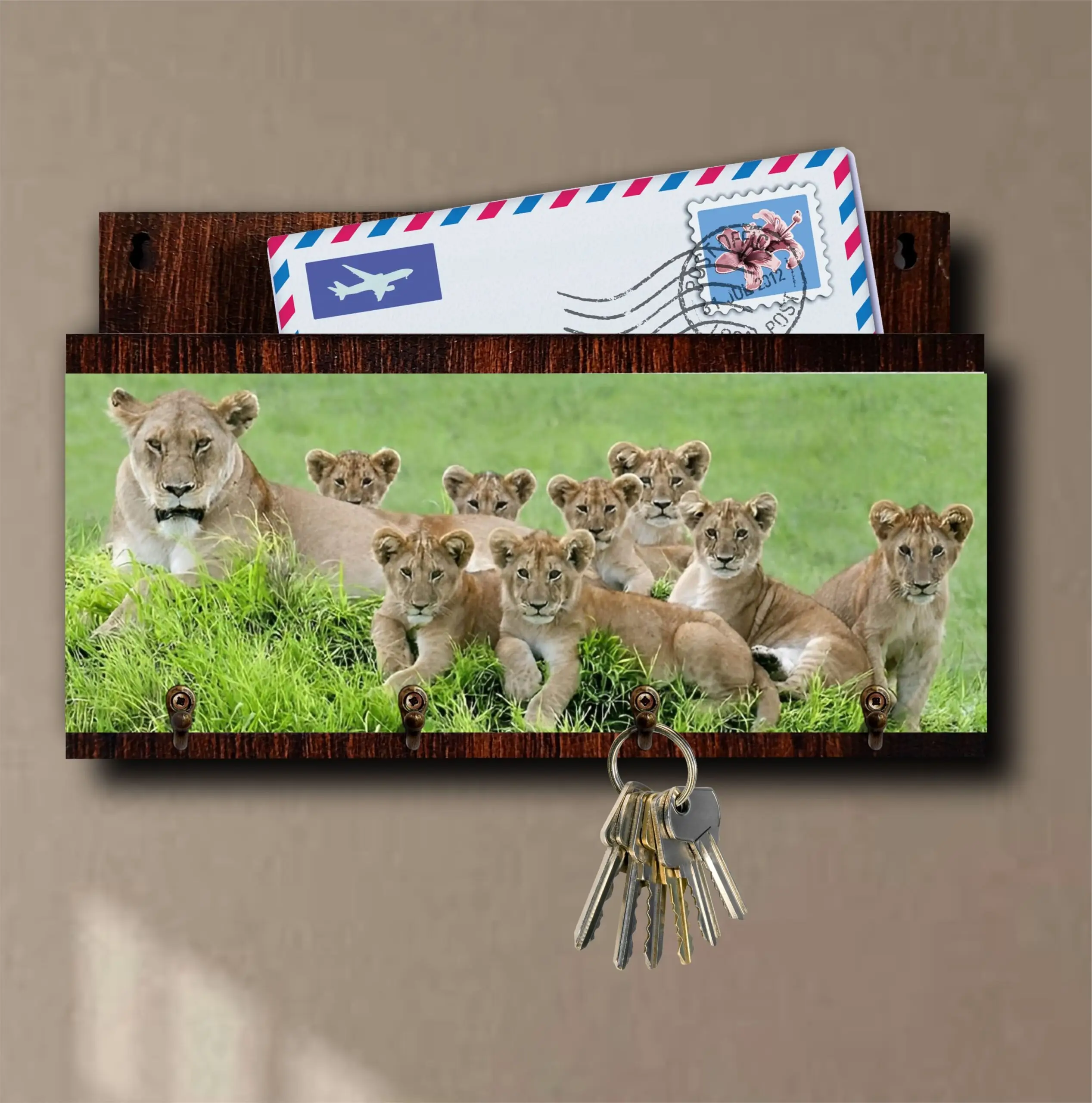 Porta-Chave-com-Carta-Familia-de-lões