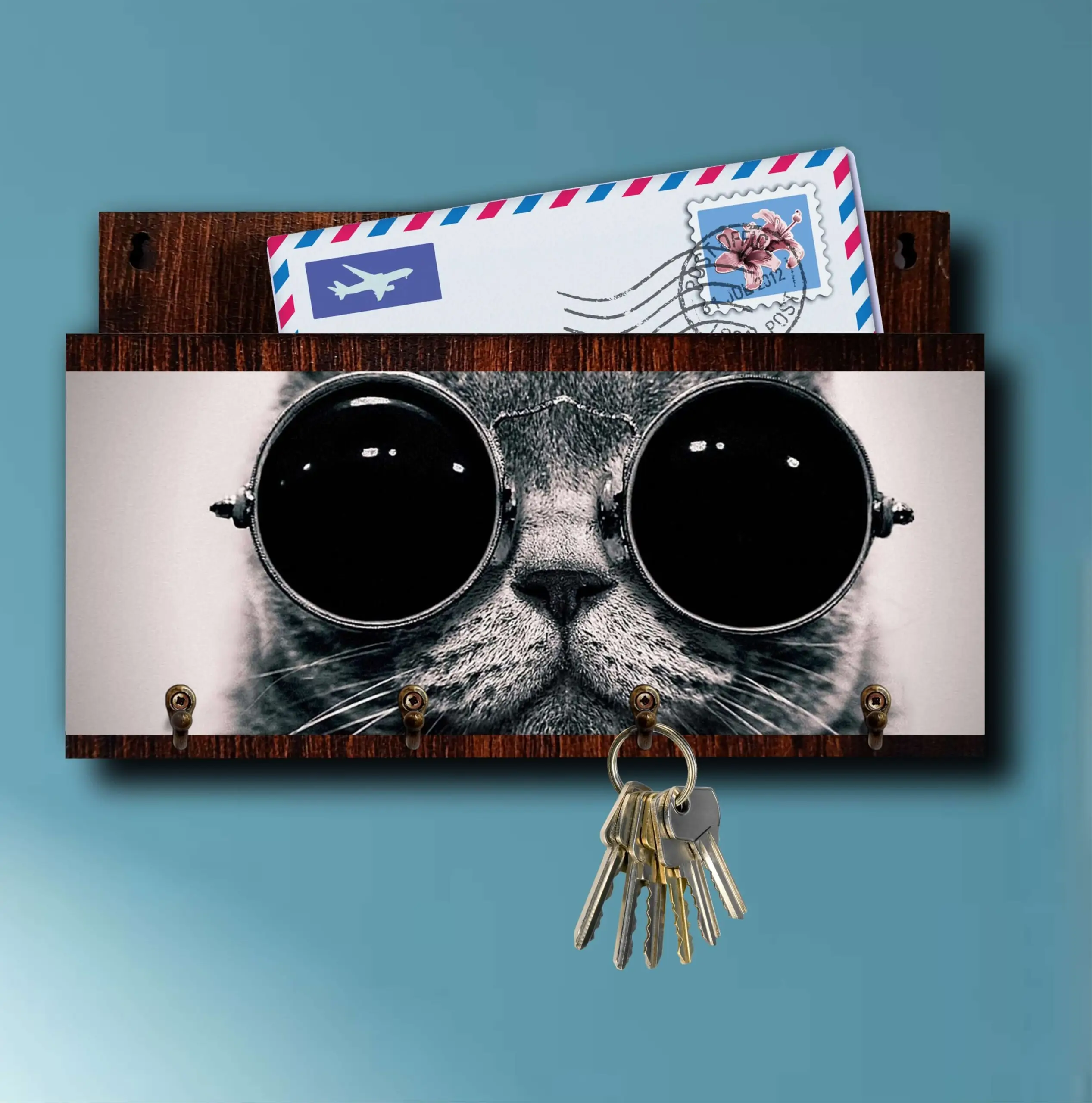 Porta Chaves com Carta Gato - Imagem 4