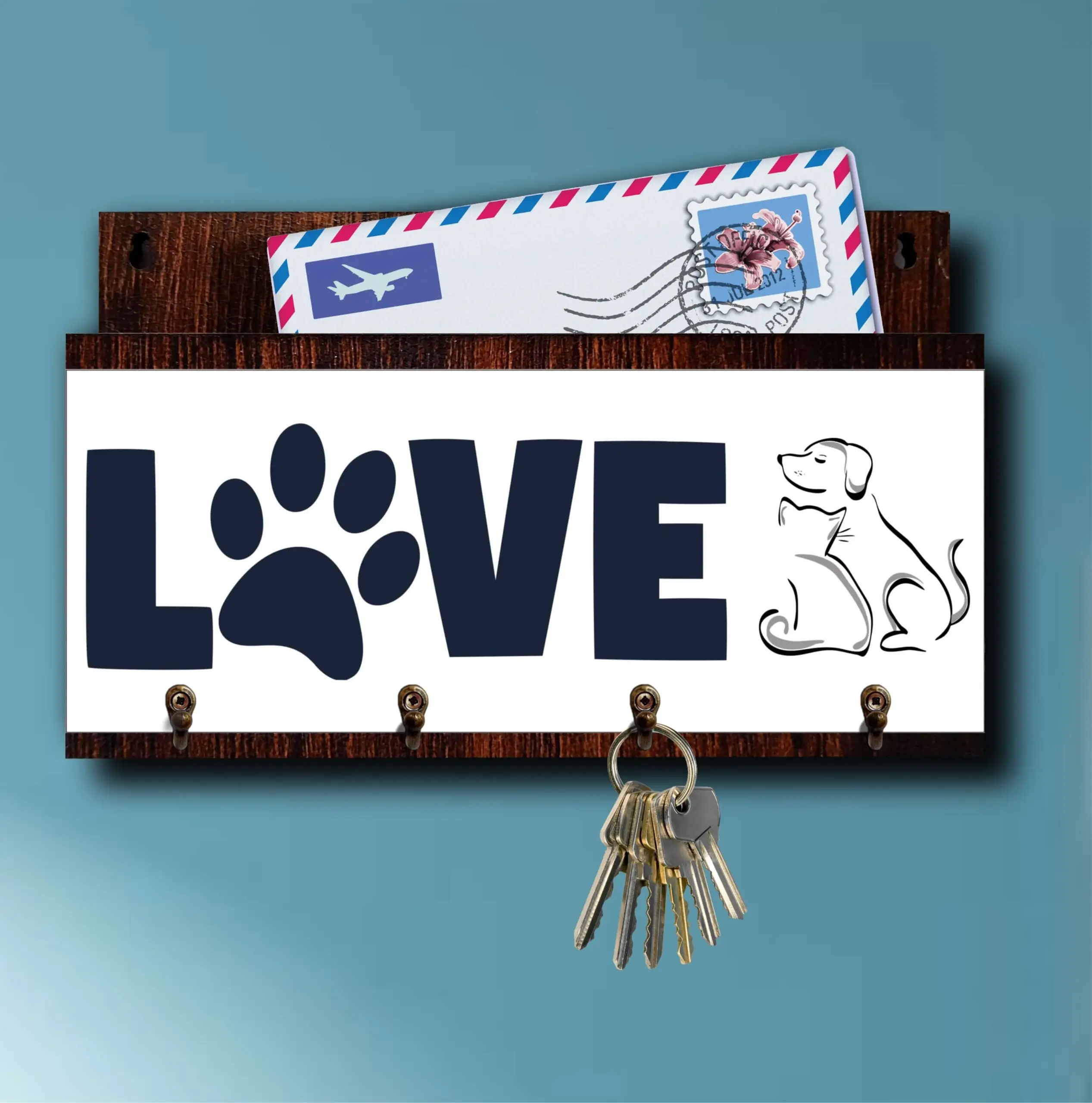 Porta Chaves com Carta Love Dog - Imagem 4