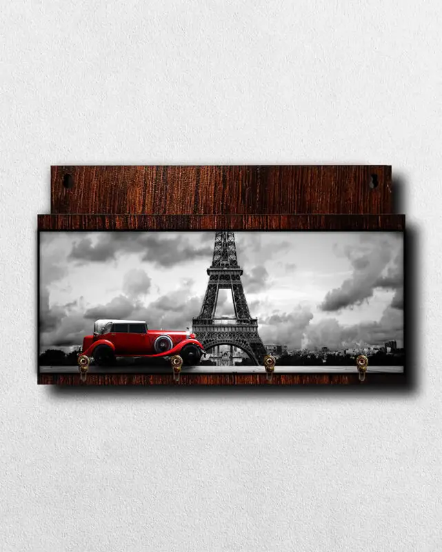 Porta-Chaves-com-Carta-Paris-Nublada
