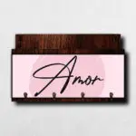 Porta-Chaves-com-Carta-Rosa-Amor