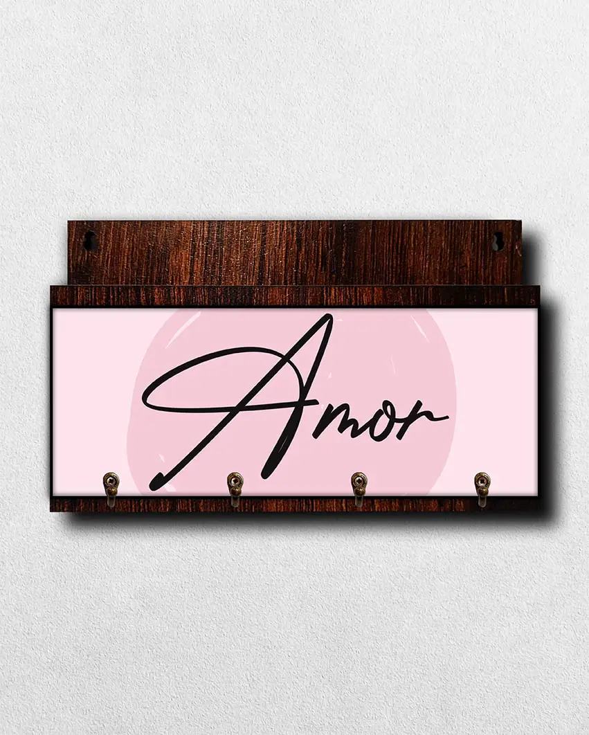 Porta-Chaves-com-Carta-Rosa-Amor