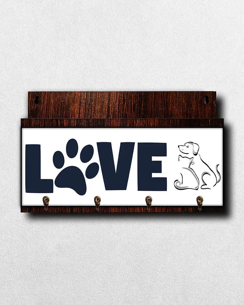 Porta-Chaves-com-Carta-Love-Dog