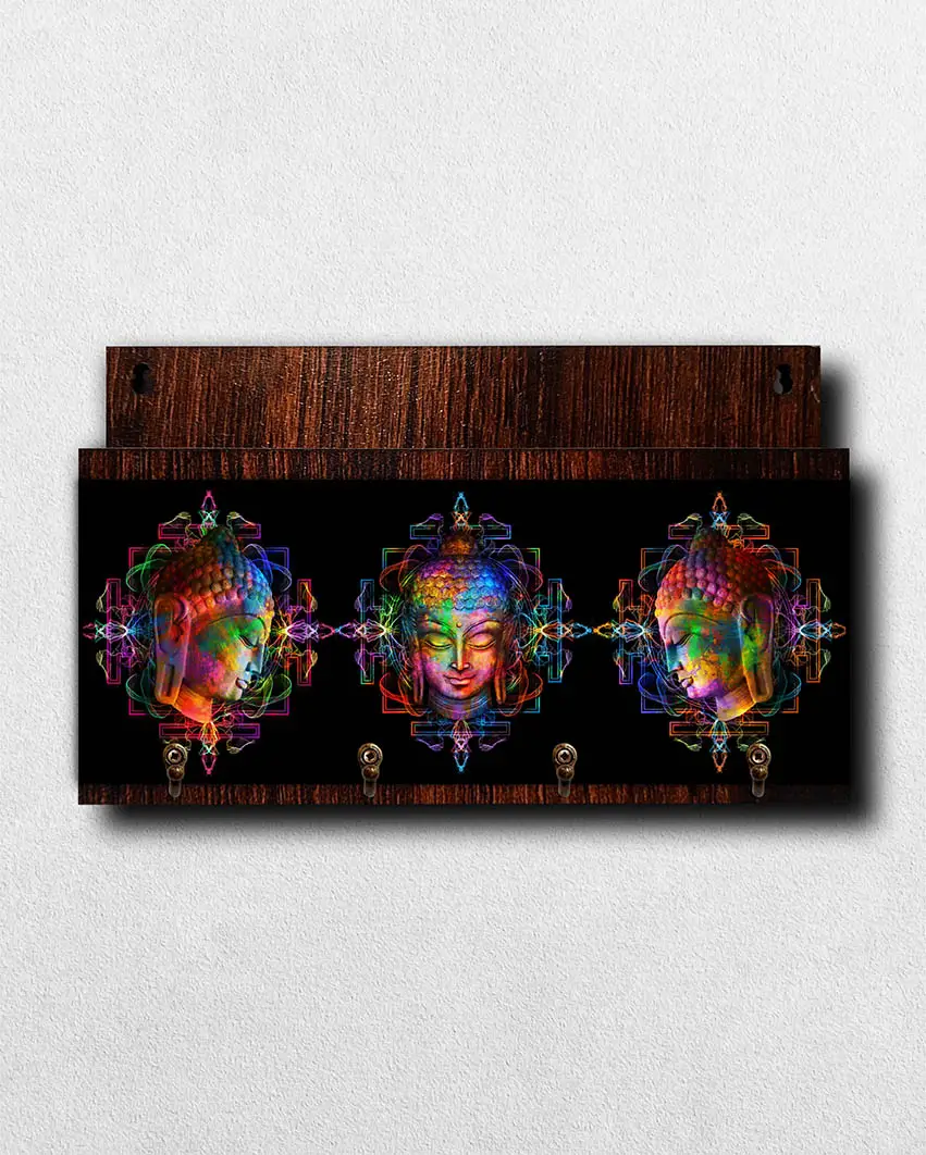 Porta-Chaves-com-Carta-Buda-Colorido