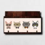 Porta-Chaves-com-Carta-Animais