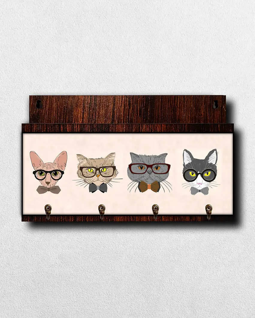 Porta-Chaves-com-Carta-Animais