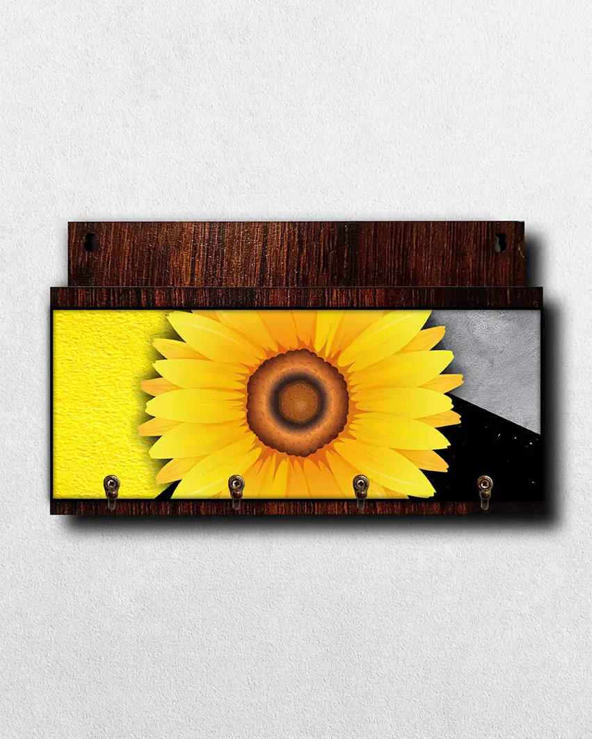 Porta-Chaves-com-Carta-Girassol