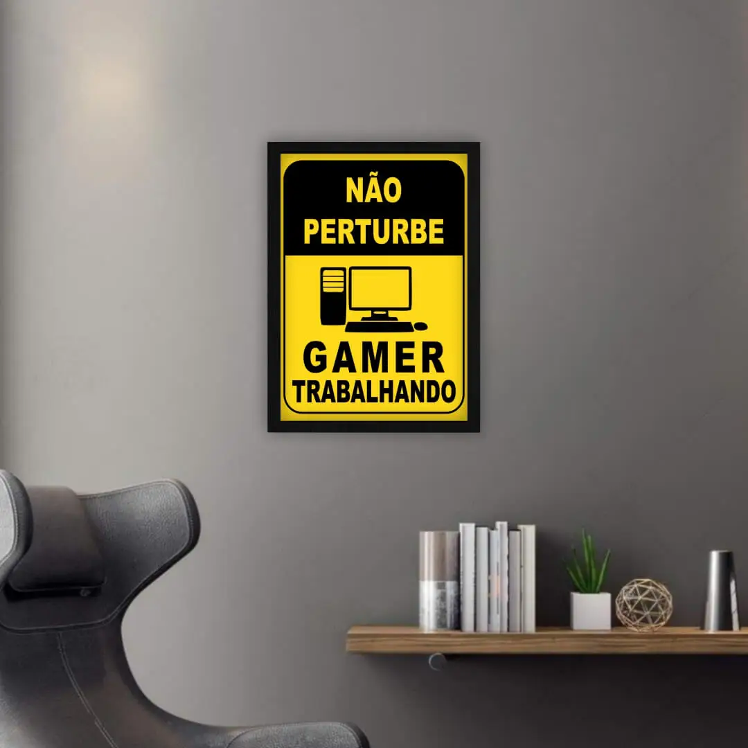 Quadro-Decorativo-Gamer-Trabalhando