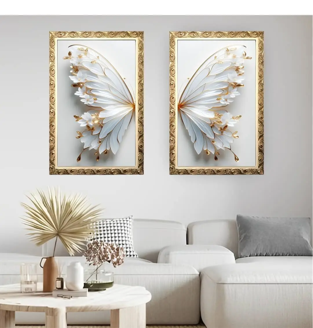 Kit-2-Quadros-Asas-Floridas - Big's