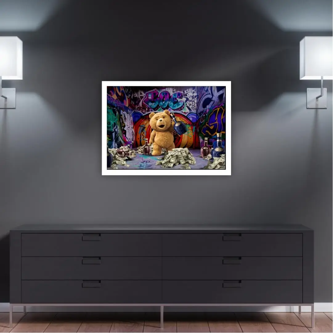 Quadro Decorativo Téd Bear - Imagem 2