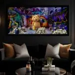 Quadro-Decorativo-Téd-Bear - Panorâmico